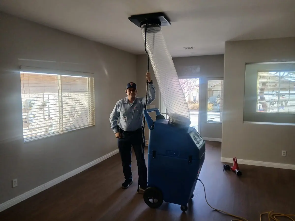 Professional Dryer Vent Cleaning work inside a Fort Stewart home